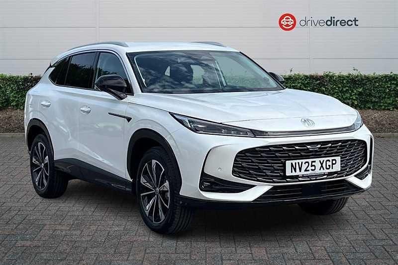 Solid white pearl New 2025 MG HS Trophy SUV | £22,495 (Fair price) - Image 1/4