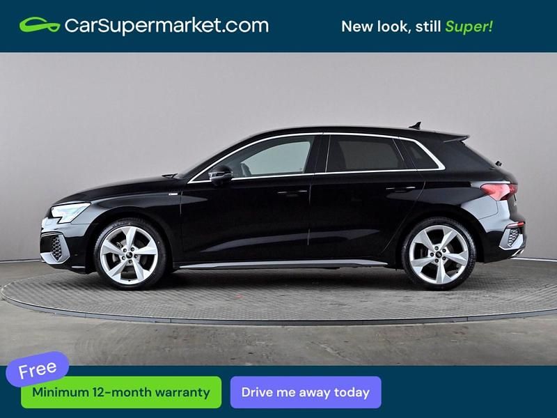 Used Audi A3 S-Line 2023 Black Sedan