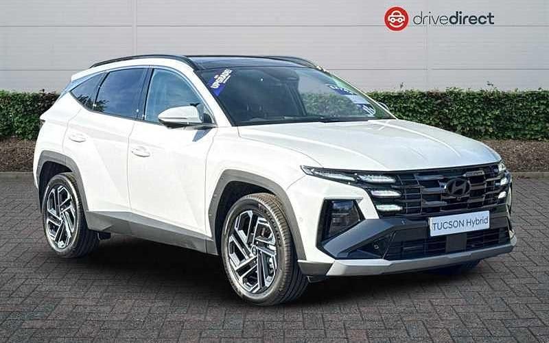 Special solid atlas white New 2025 Hyundai Tucson Ultimate SUV | £35,950 (Good price) - Image 1/4