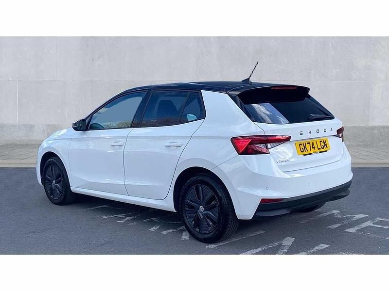 Used Skoda Fabia Colour Edition 116 HP (85 kW) 2024 Candy white black magic pearl effect Hatchback