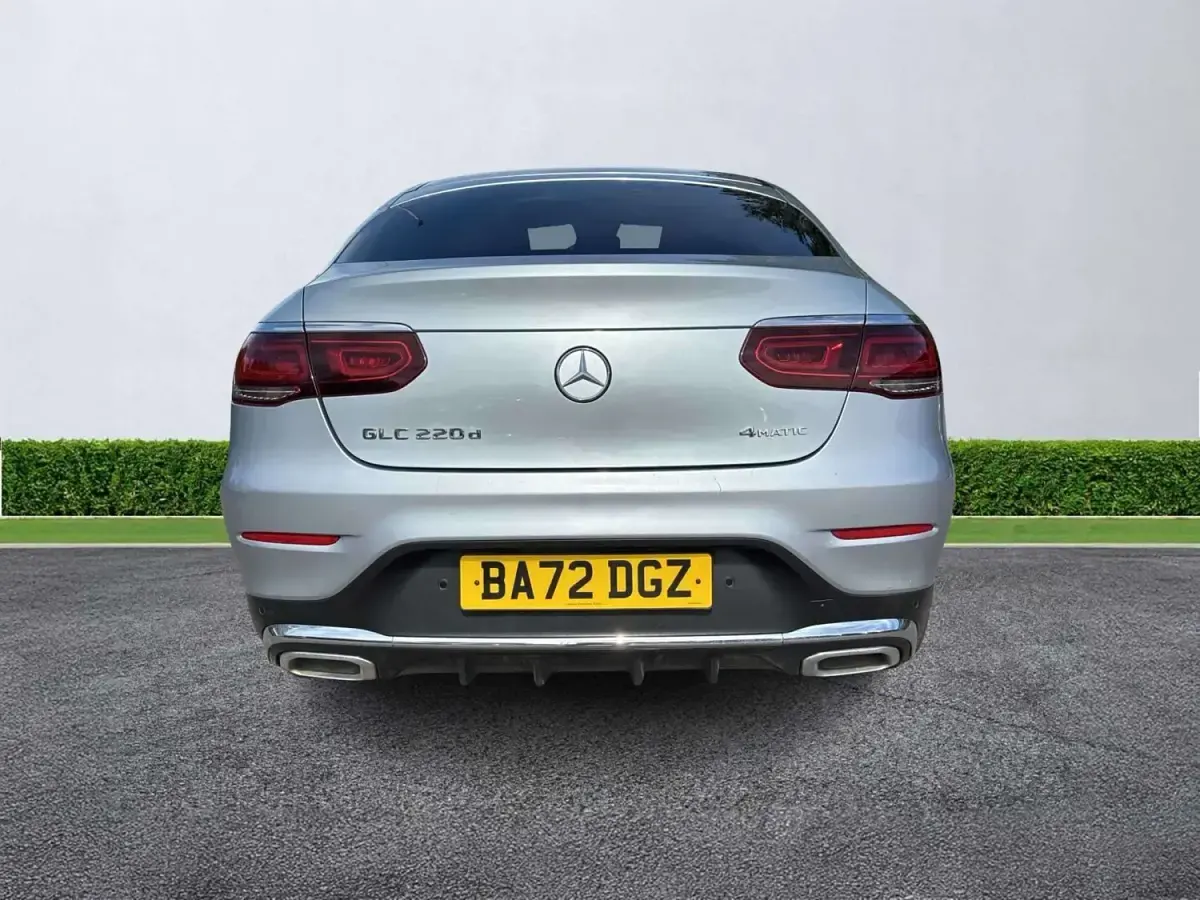 Second-hand Mercedes GLC220 AMG Line Premium 2022 Argintiu Coupe