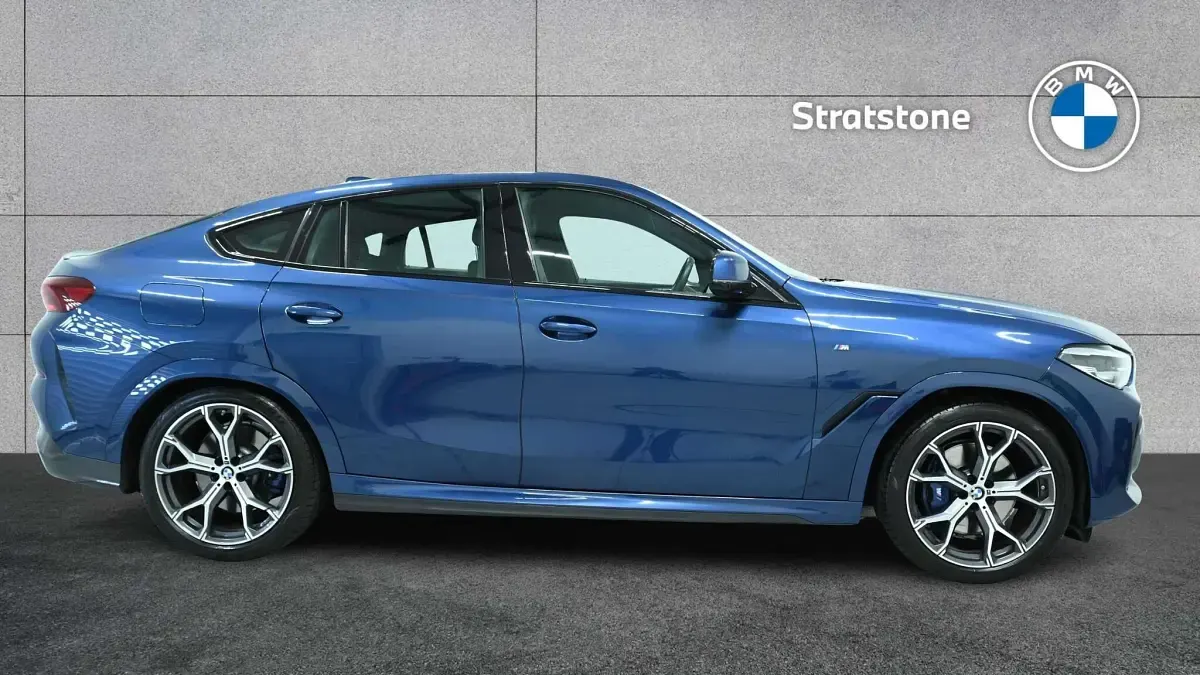 Used BMW X6 M Sport 340 HP (250 kW) 2021 Blue SUV