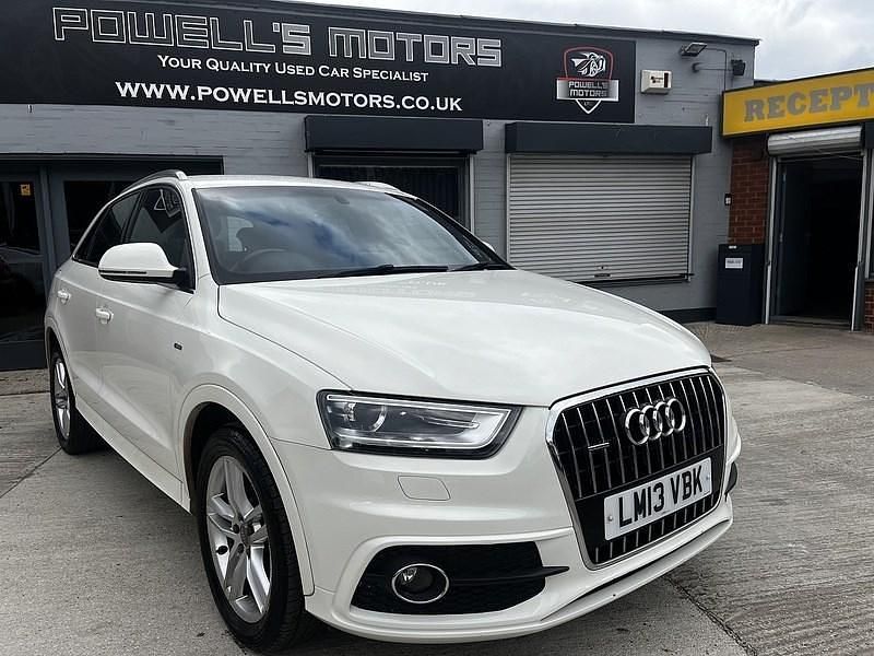 White Used 2013 Audi Q3 S-Line SUV | £8,295 (A bit pricey) - Image 1/4