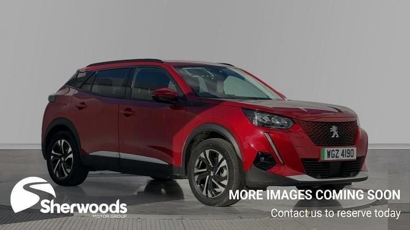 Red Used 2022 Peugeot e-2008 Allure Premium SUV | £13,912 (Fair price) - Image 1/4