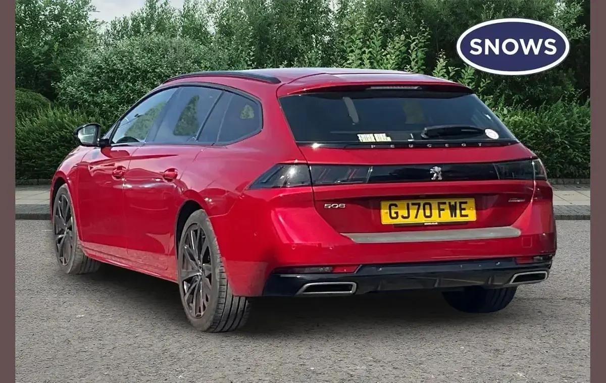 Used Peugeot 508 GT-line 131 HP (96 kW) 2020 Red Estate