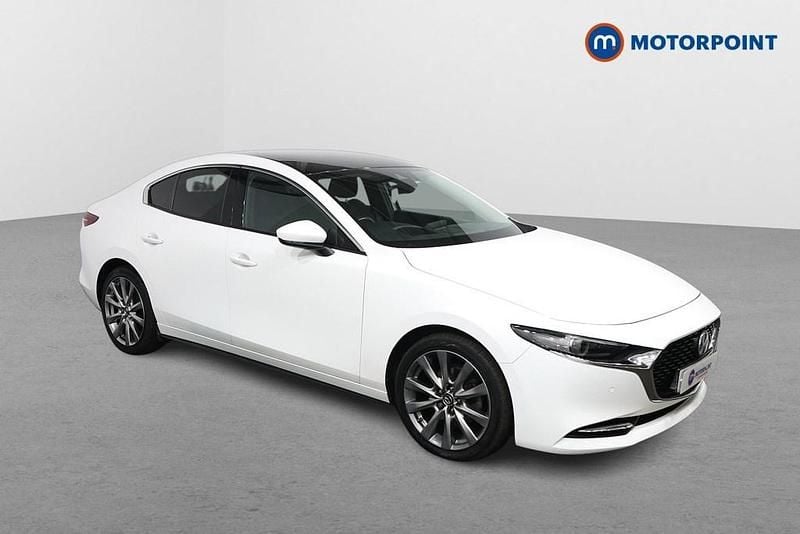 White Used 2020 Mazda 3 Inclusive Sedan | £14,249 (Fair price) - Image 1/4