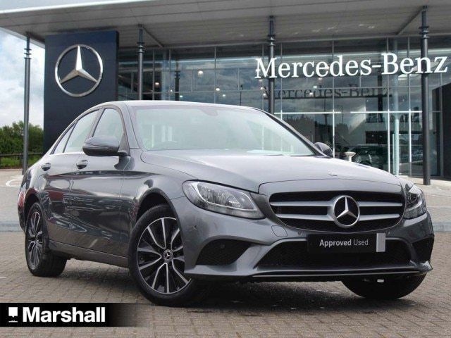 Selenite grey metallic Used 2019 Mercedes C200 SE Sedan | £14,740 - Image 1/4