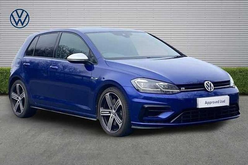 Used VW Golf VII R 300 HP (220 kW) 2019 Blue Hatchback