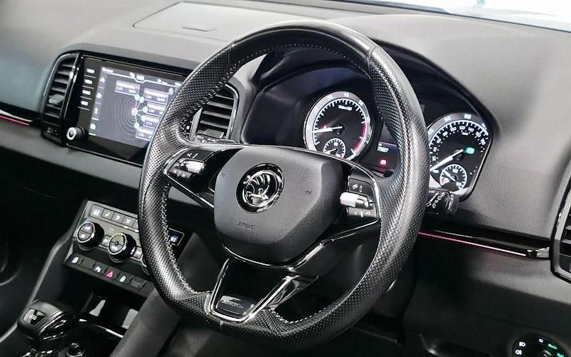 Used Skoda Karoq SportLine 150 HP (110 kW) 2021 Silver SUV