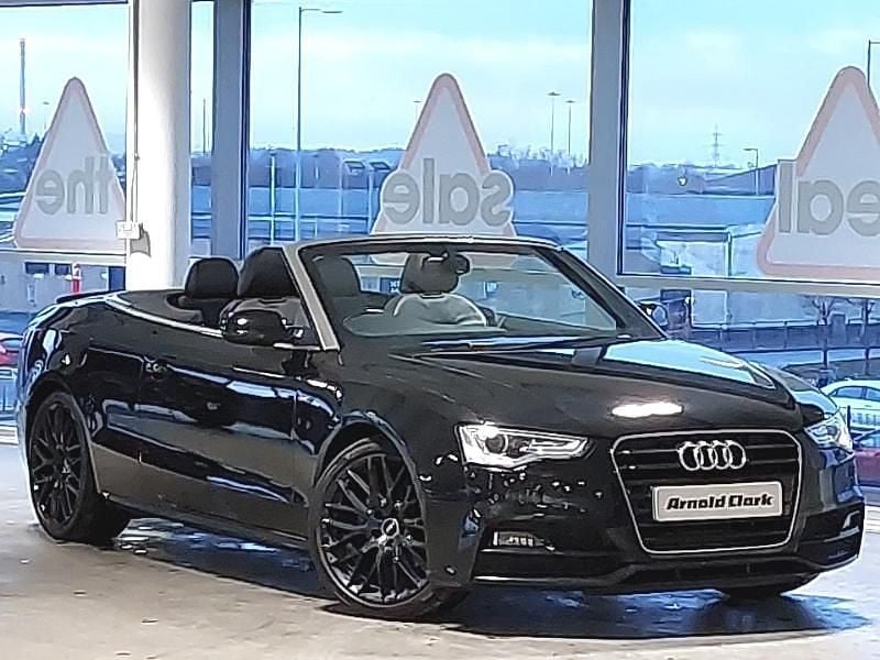 Black Used 2016 Audi A5 Cabriolet S-Line Cabriolet | £11,498 (Fair price) - Image 1/4