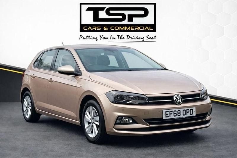 Used VW Polo SE 95 HP (69 kW) 2018 Beige Hatchback