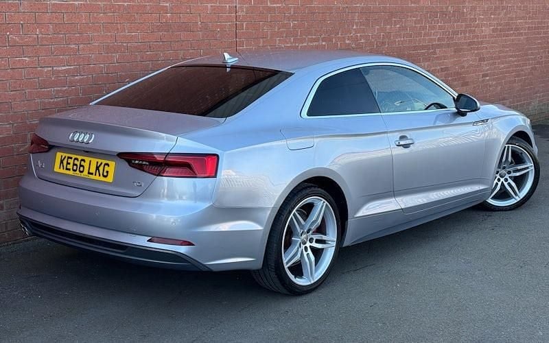 Used Audi A5 S-Line 190 HP (139 kW) 2017 Silver Coupe