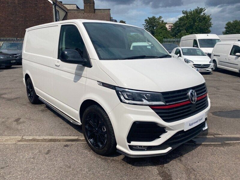 White Used 2024 VW T6.1 Sportline Van | £45,994 (Expensive) - Image 1/4