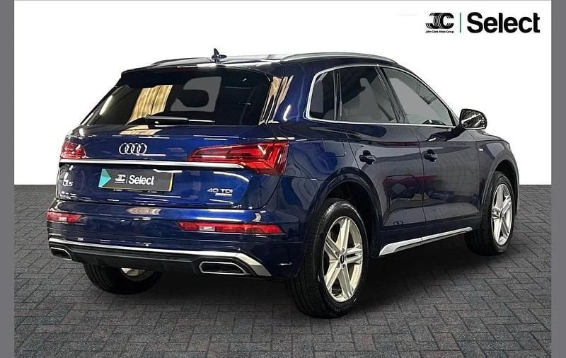 Begagnad Audi Q5 S-Line 200 HK (147 kW) 2021 Blå SUV