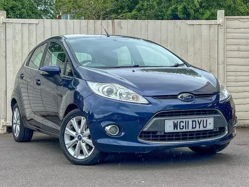 Used Ford Fiesta Zetec 96 HP (70 kW) 2011 Blue Hatchback