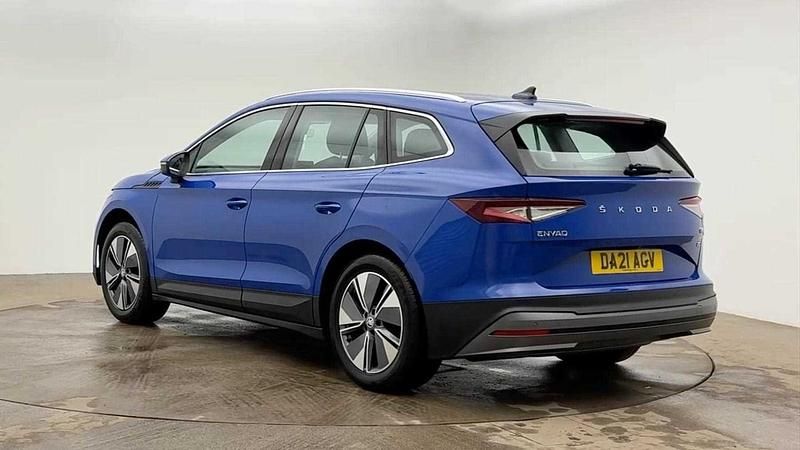 Used Skoda Enyaq iV Loft 150 kW (204 HP) 2021 Blue SUV