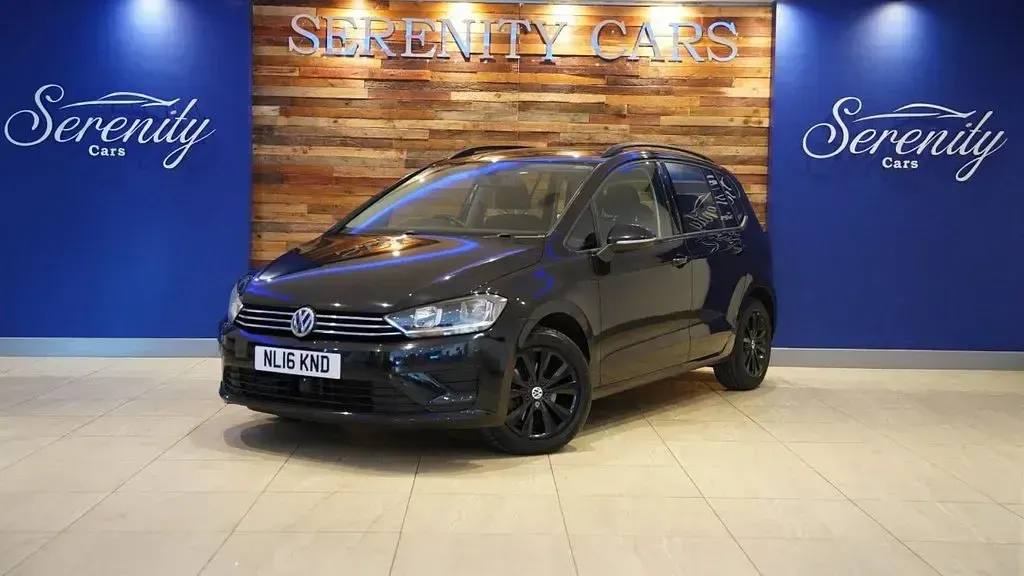Used VW Golf Sportsvan SE 110 HP (80 kW) 2016 Black MPV