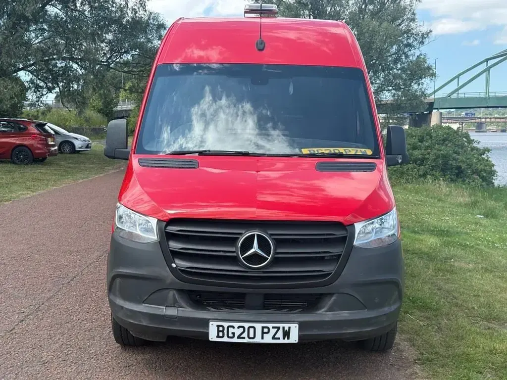 Used Mercedes Sprinter 163 HP (119 kW) 2020 Red Van