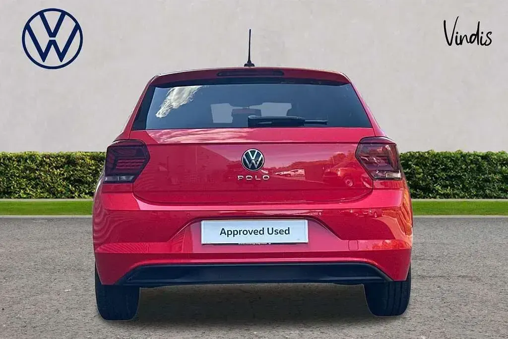 Used VW Polo Match 95 HP (69 kW) 2021 Red Hatchback