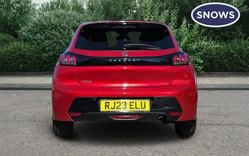 Used Peugeot 208 Allure+ 102 HP (75 kW) 2023 Red Hatchback