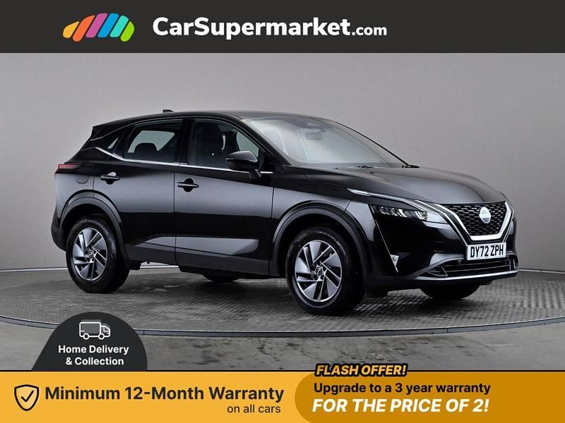 Black Used 2022 Nissan Qashqai Acenta Premium SUV | £16,197 (Super price) - Image 1/3