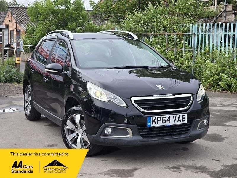 Black Used 2014 Peugeot 2008 Active SUV | £4,250 (Fair price) - Image 1/4