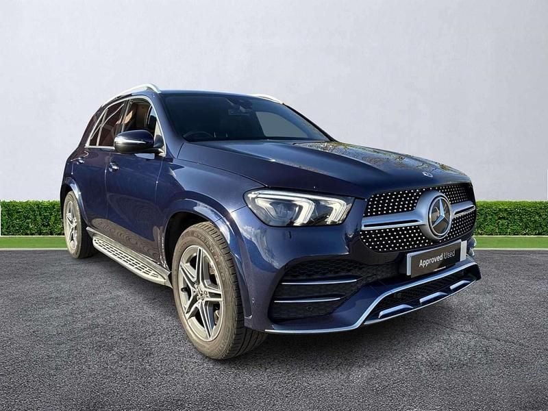 Used Mercedes GLE350 AMG line 320 HP (235 kW) 2021 Blue Estate