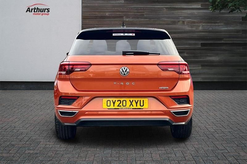 Used VW T-Roc R-line 187 HP (137 kW) 2020 Orange SUV