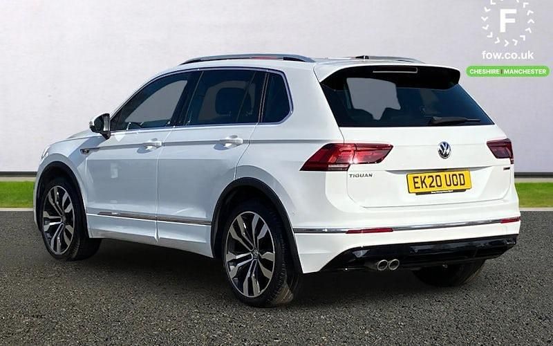 Used VW Tiguan R-line 150 HP (110 kW) 2020 White SUV