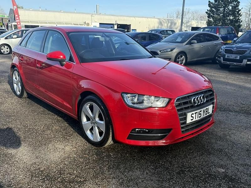 Used Audi A3 Sport 110 HP (80 kW) 2015 Brilliant red Hatchback