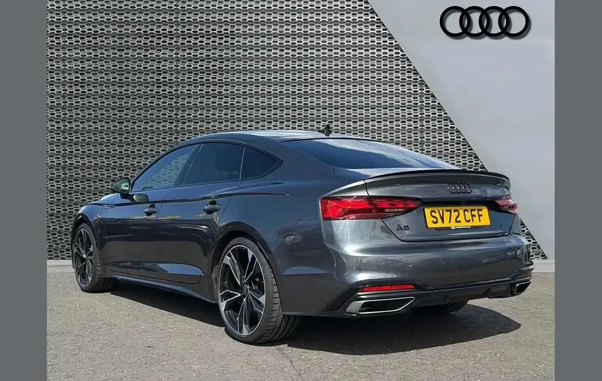Used Audi A5 Black Edition 200 HP (147 kW) 2022 Grey Coupe