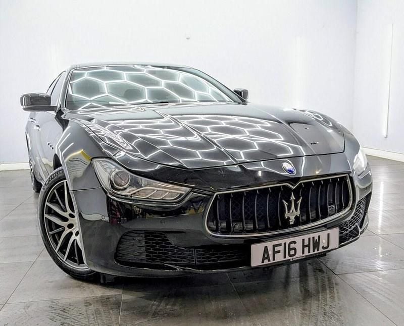 Black Used 2016 Maserati Ghibli Sedan | £12,590 (Fair price) - Image 1/4