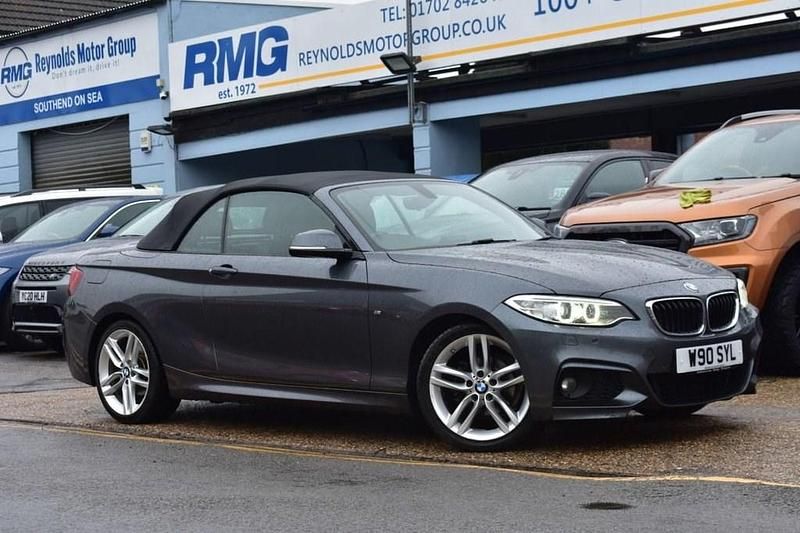 Used BMW 218 M Sport 150 HP (110 kW) 2016 Grey Cabriolet