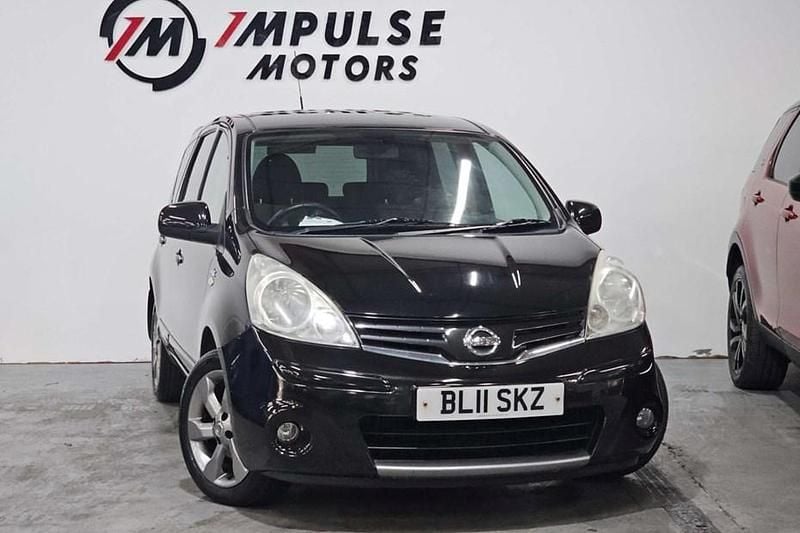 Used Nissan Note N-TEC 88 HP (64 kW) 2011 Black Hatchback