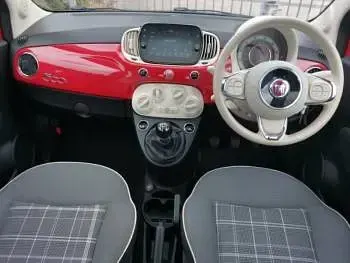 Used Fiat 500 Lounge 69 HP (50 kW) 2019 Red Hatchback