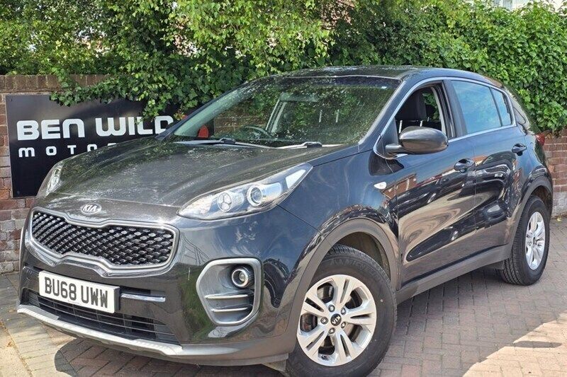 Black Used 2018 Kia Sportage 2 SUV | £9,990 (Good price) - Image 1/1