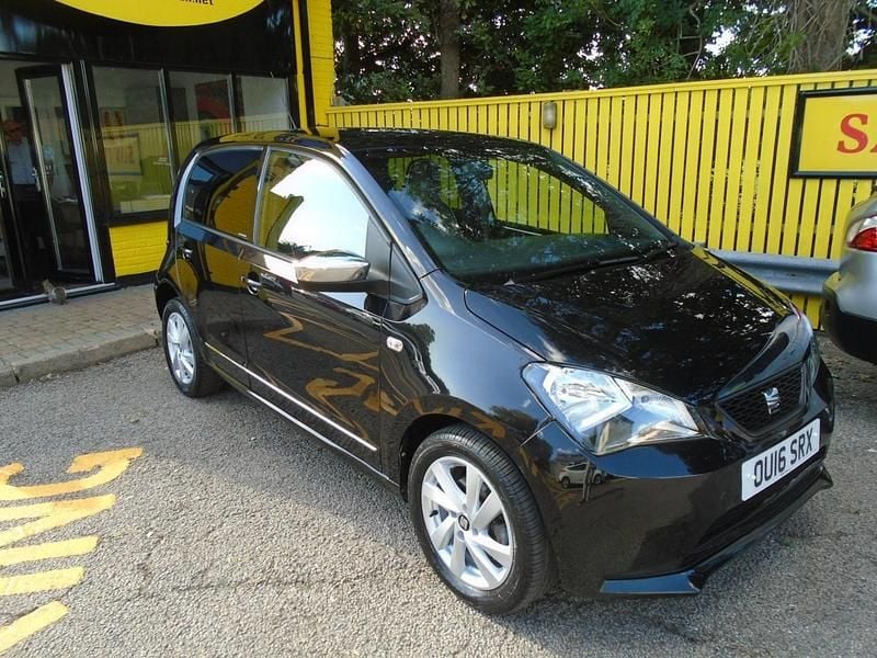 Black Used 2016 Seat Mii Hatchback | £5,995 (Fair price) - Image 1/4