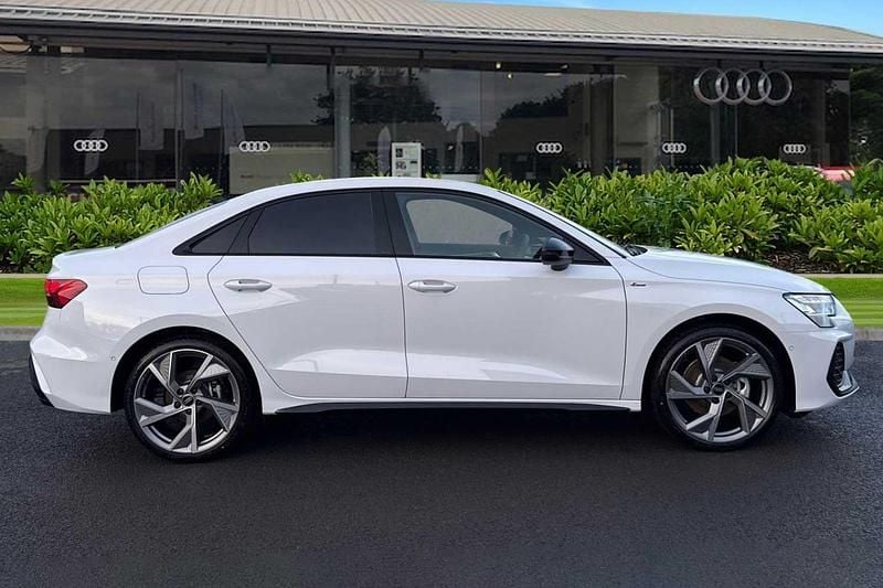 New Audi A3 Black Edition 150 HP (110 kW) 2026 White Sedan