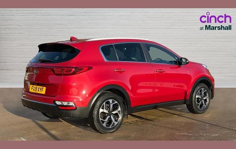 Used Kia Sportage 129 HP (94 kW) 2019 Red SUV