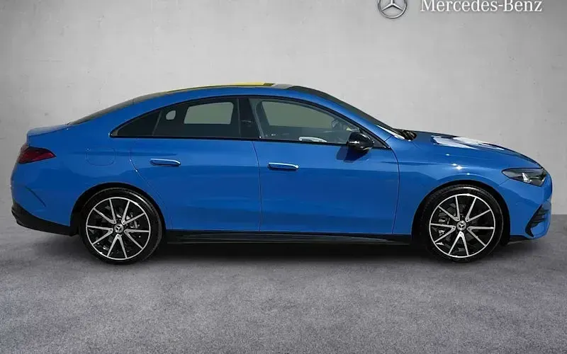 Used Mercedes CLA 250+ AMG Line Premium 200 kW (272 HP) 2025 Blue Sedan