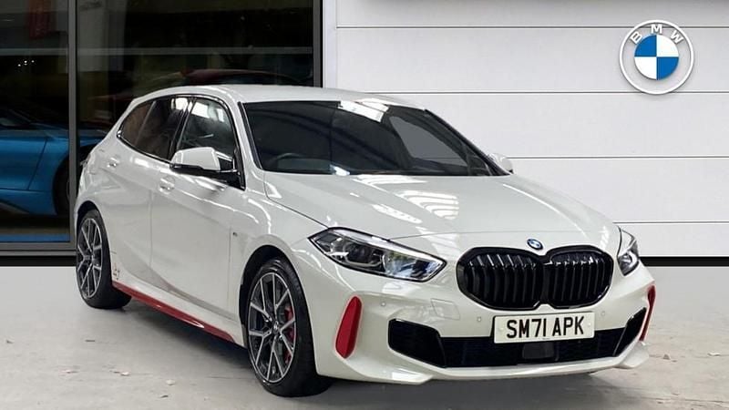 White Used 2021 BMW 128 M Sport | £24,200 (Fair price) - Image 1/4