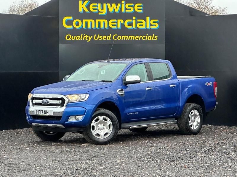 Blue Used 2017 Ford Ranger Limited Pickup | £18,490 (Fair price) - Image 1/2