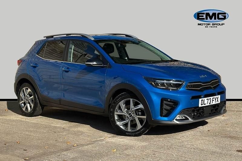 Azure blue New 2024 Kia Stonic GT-Line SUV | £17,290 (Good price) - Image 1/3