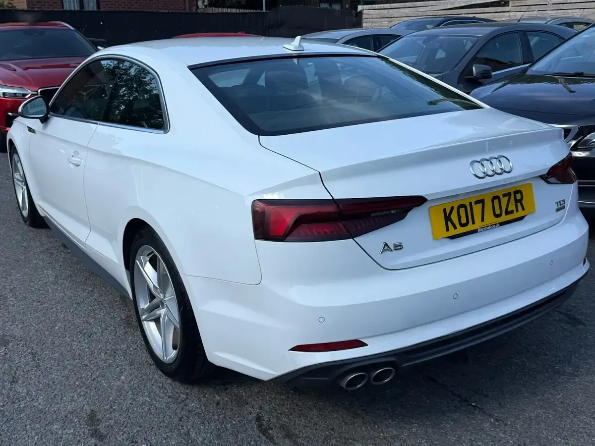 Used Audi A5 S-Line 190 HP (139 kW) 2017 White Coupe