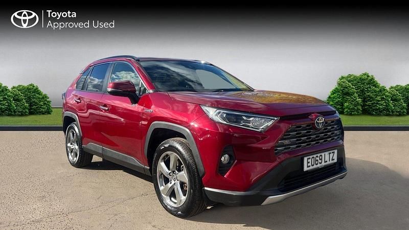 Used Toyota RAV4 Hybrid 222 HP (163 kW) 2019 Red SUV