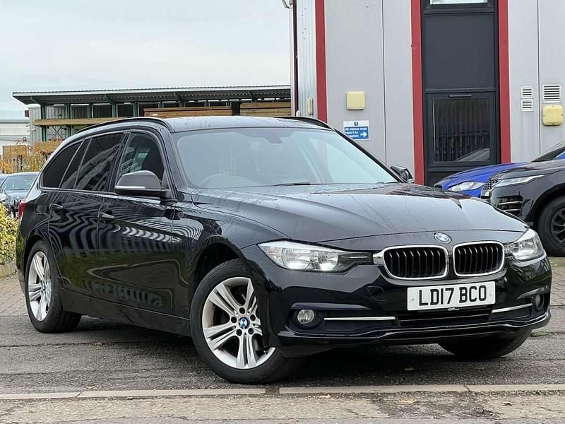 Black Used 2017 BMW 320 Sport Line Estate | £9,950 (Fair price) - Image 1/3