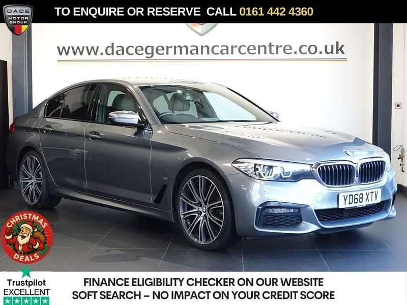 Blue Used 2018 BMW 530e M Sport Sedan | £13,979 (Fair price) - Image 1/3