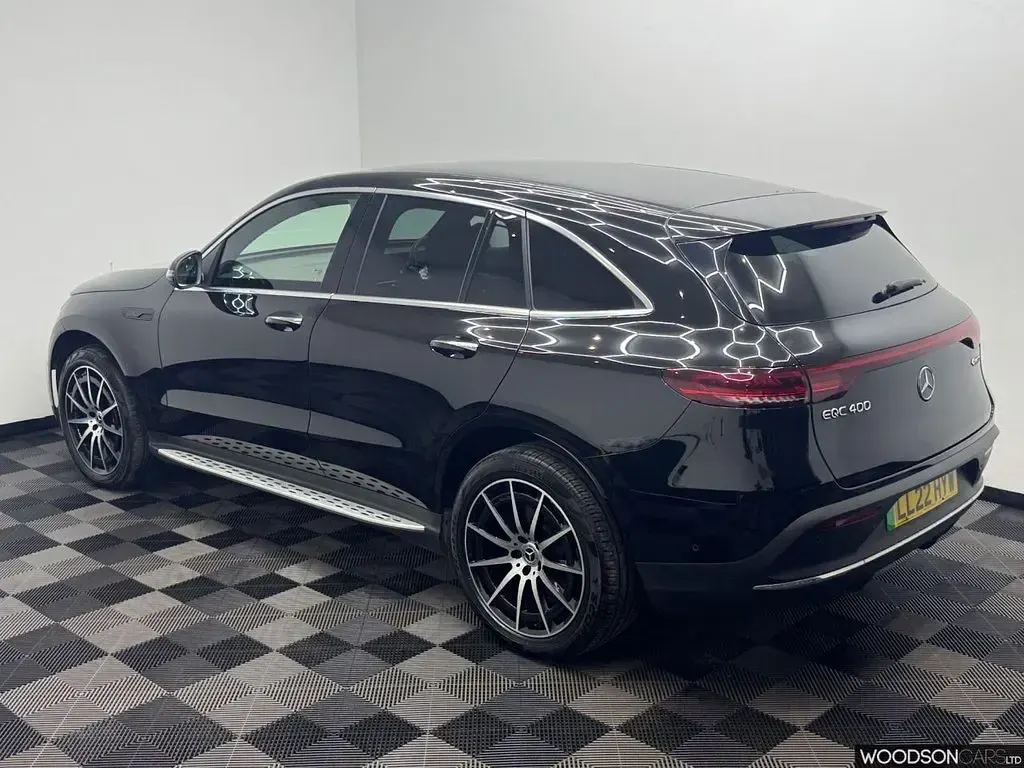 Used Mercedes EQC400 AMG line 300 kW (408 HP) 2022 Black SUV
