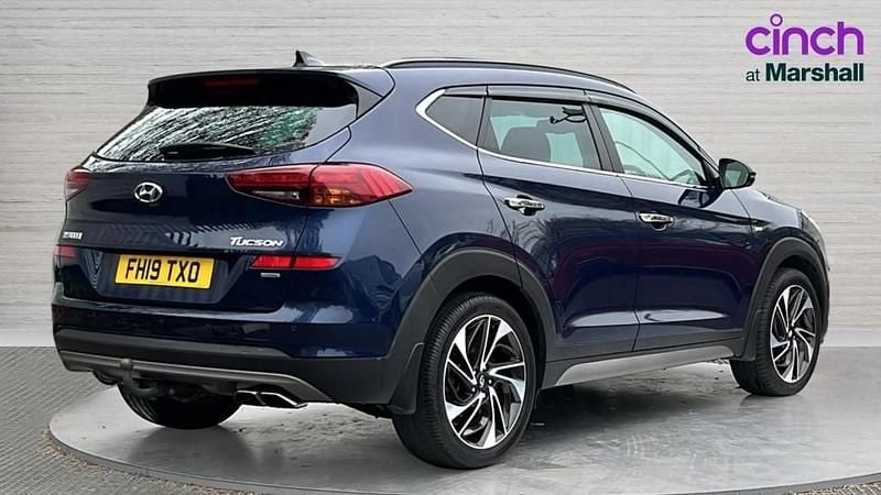 Used Hyundai Tucson Premium SE 185 HP (136 kW) 2019 Blue SUV