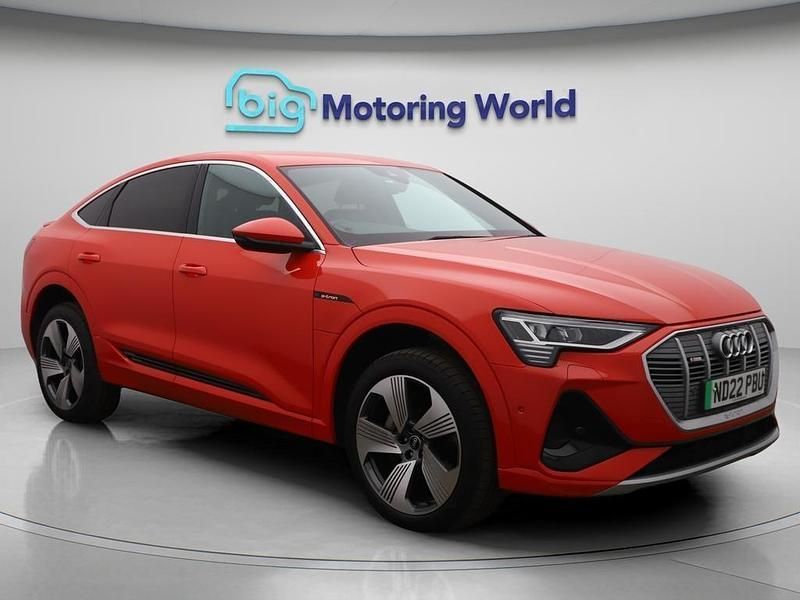 Red Used 2022 Audi e-tron S-Line SUV | £22,500 (Super price) - Image 1/4